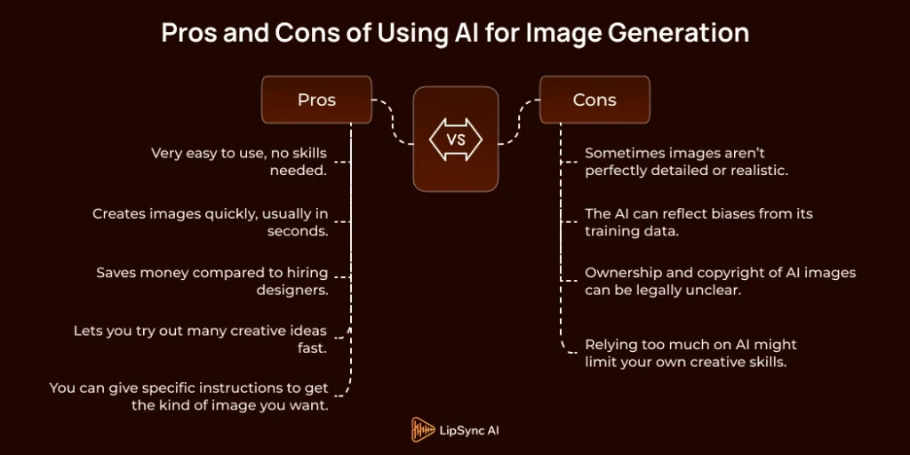 Pros and Cons of Using AI for Image Generation