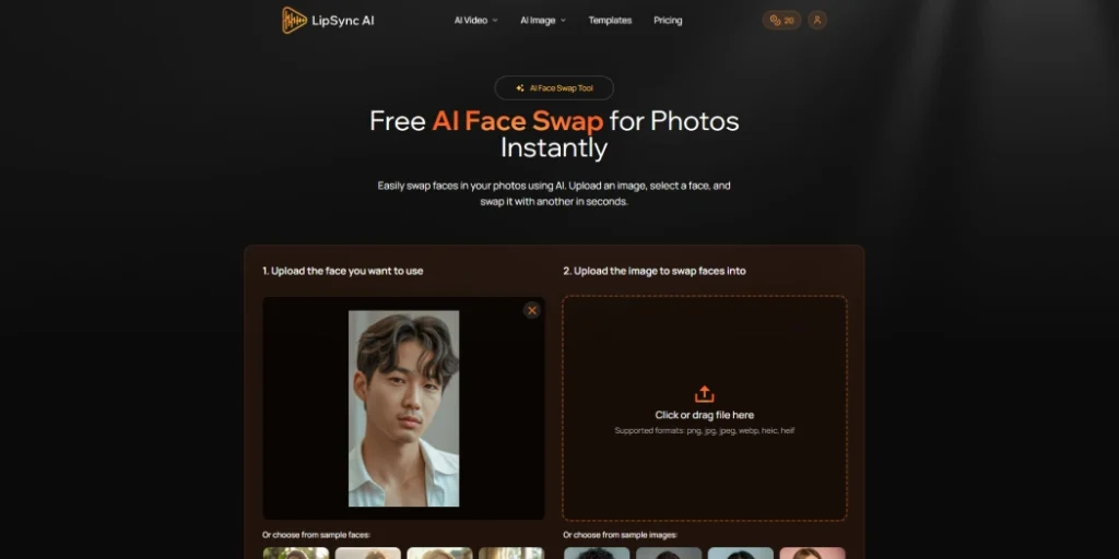 Step 1_ Upload the face you want to use
